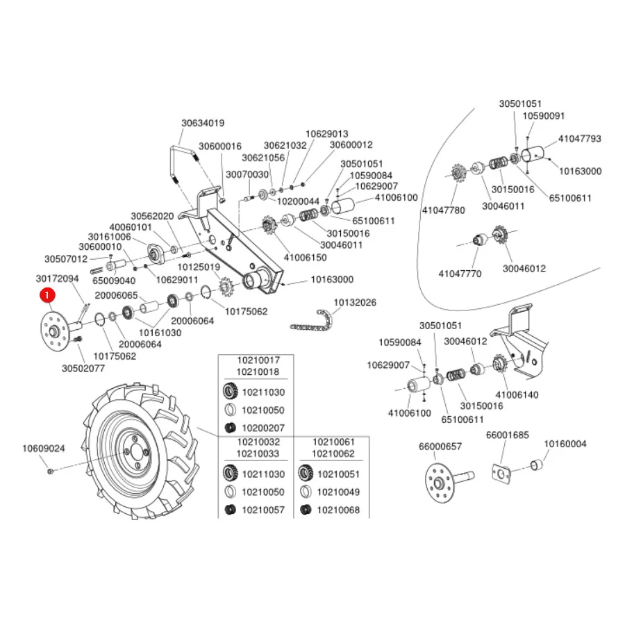 Monosem - MN65100606 - Radnabe
