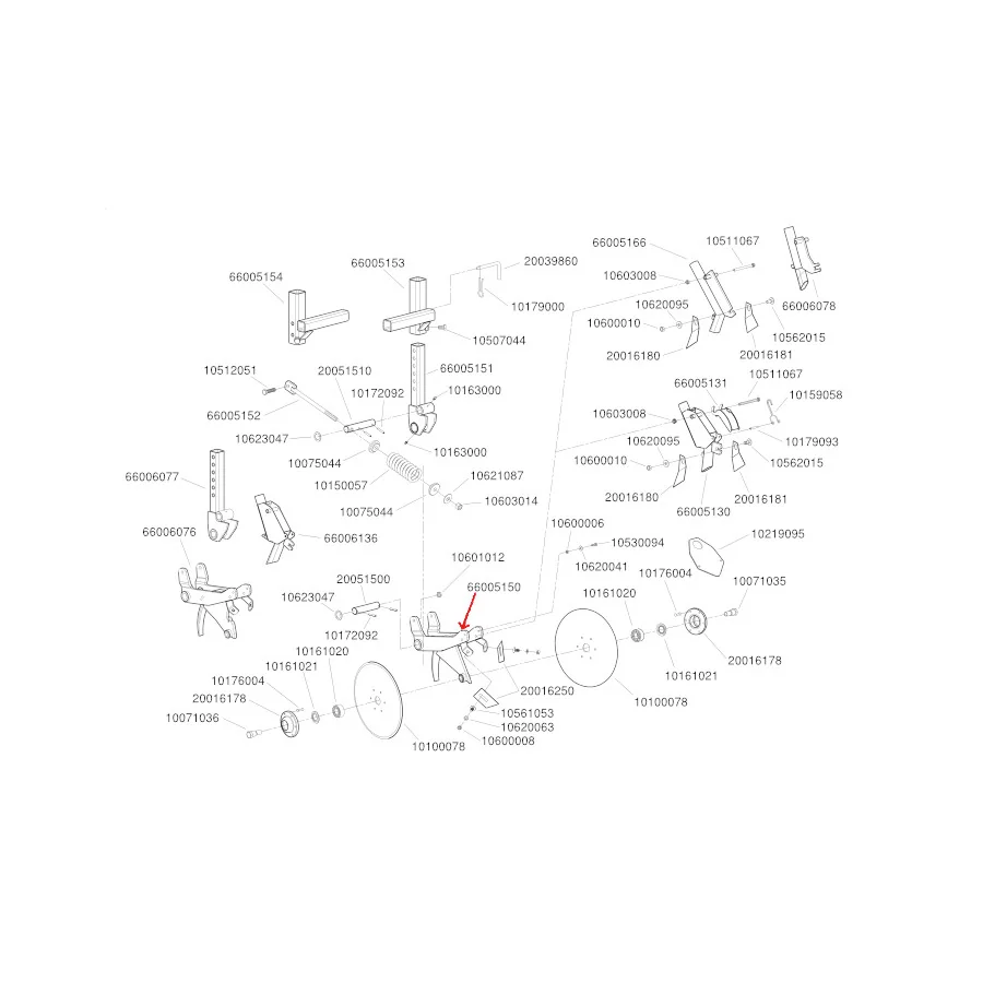 Monosem - MN66005150 - Scheibeneggenkörper