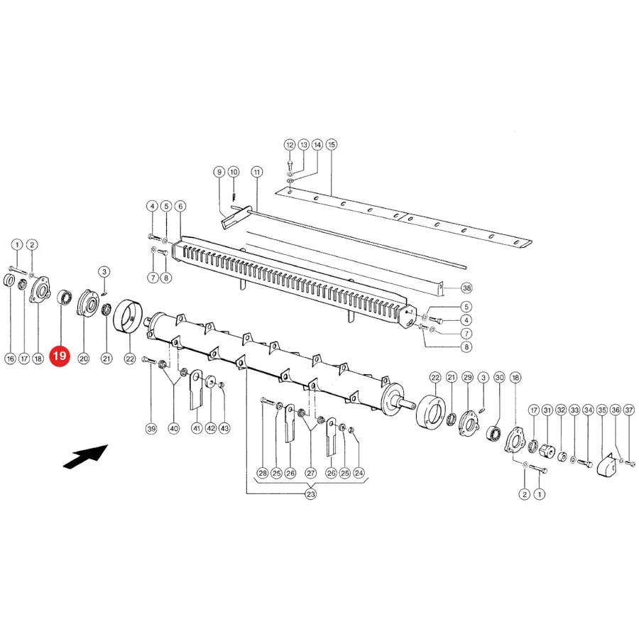 NTN - 1309-C3-SNR/NTN - Häckslerlager 1309 C3