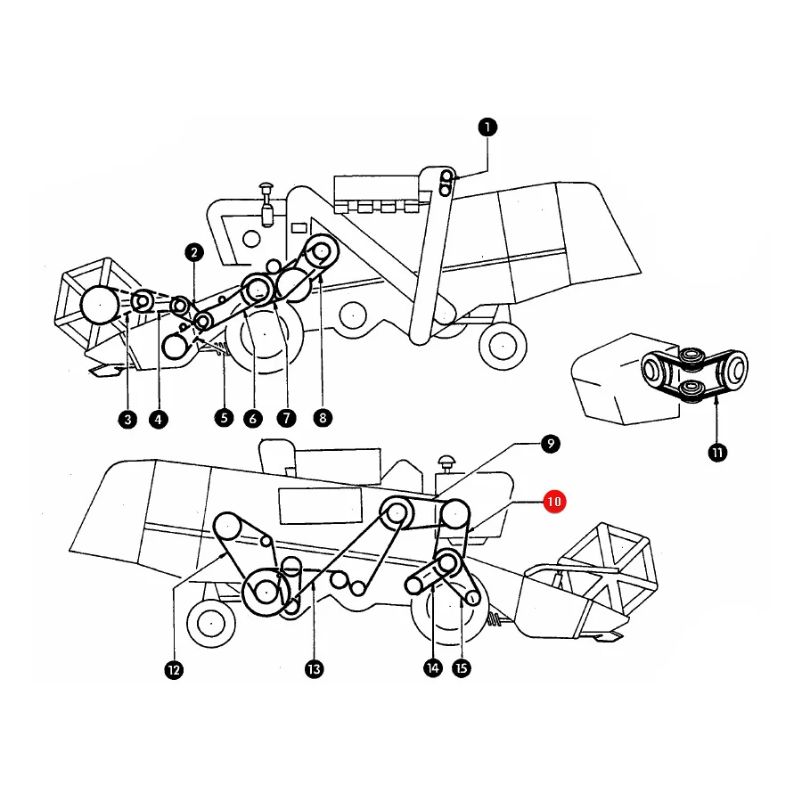 Optibelt - AP1000456 - Antriebsvariator-Keilriemen Claas