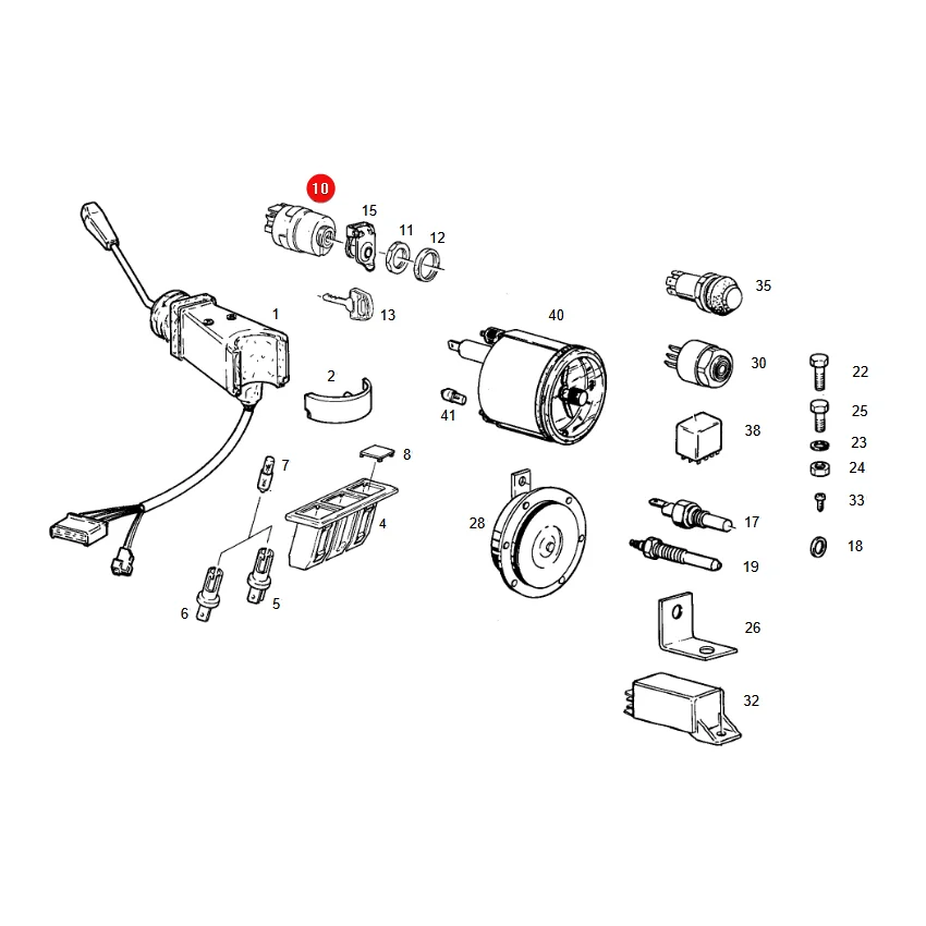 Pneutron - 20500403PN - Zündschalter Fendt