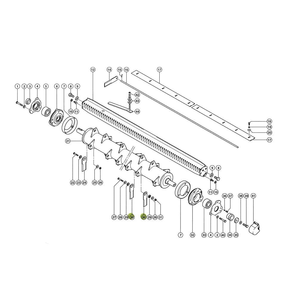 Rasspe - 755787.01 - Bewegliches Häckselmesser Claas
