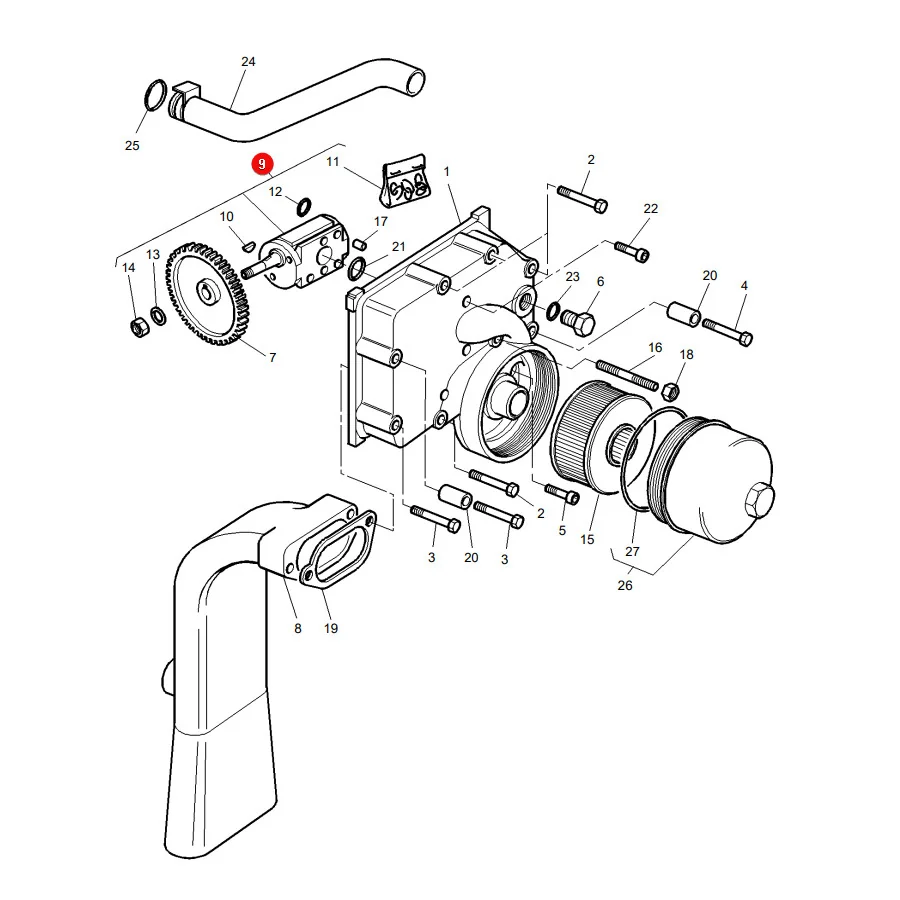 Rexroth - K19602 - Hydraulikpumpe Massey Ferguson
