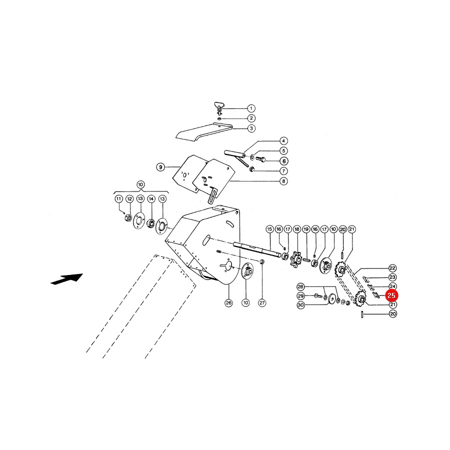 Rollon - 208A-SPINKA.40 - Kettenglied-Clip Claas 684794.0