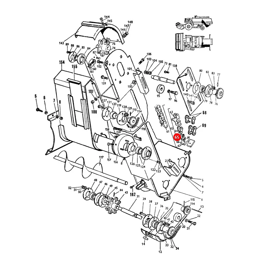 Rollon - 329797M91.40 - Massey Ferguson Kettenglied