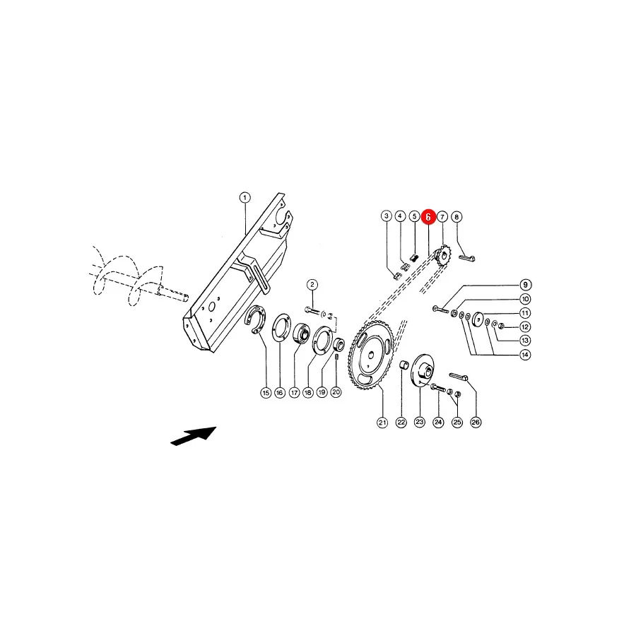 Rollon - 619278.41 - Claas Elevator-Antriebskette