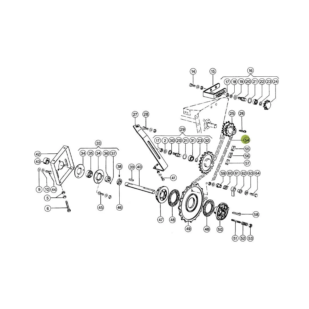Rollon - 651072.40 - Claas S32 Wickeltrommelkette