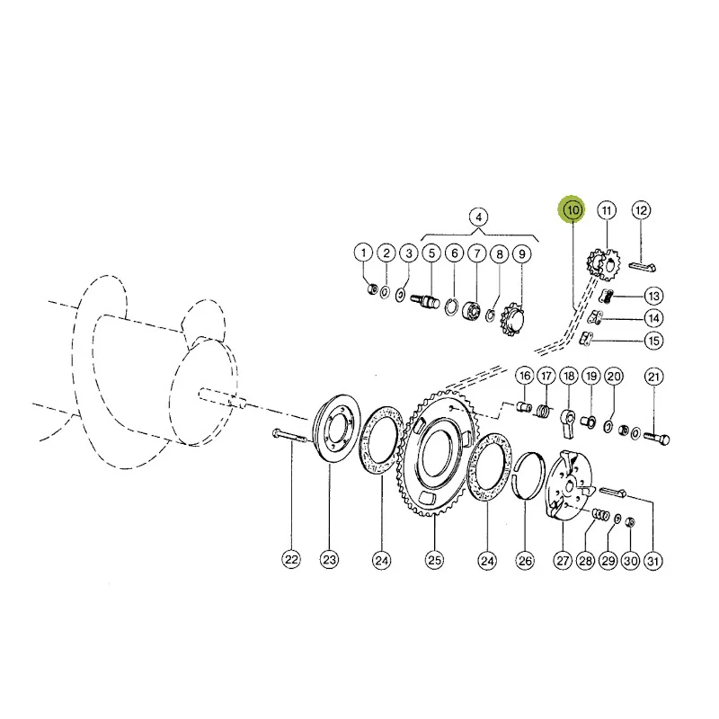Rollon - 676277.41 - Trommelantriebskette für Einzug Claas