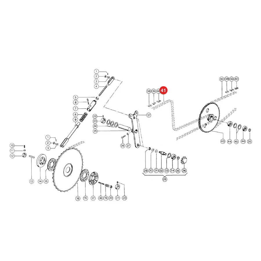 Rollon - 677875.41 - Antriebskette der Haspel Claas