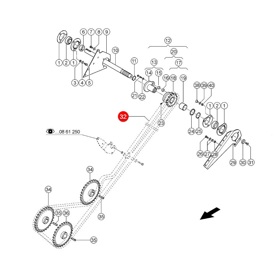 Rollon - 755537.41 - Antriebskette Claas