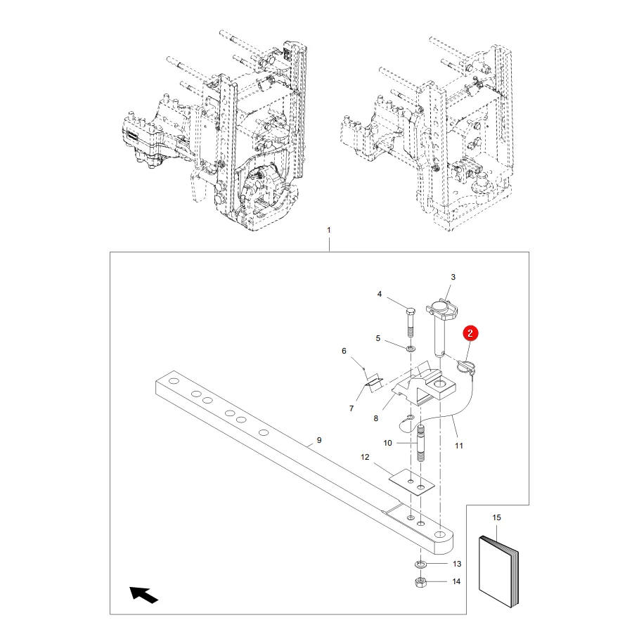 Ruebig - 02120000 - Splint 11,5x45 mm Massey Ferguson