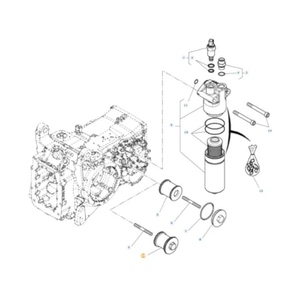SF-Filter - HY90726 - Hydraulikfilter Massey Ferguson 4358348M2