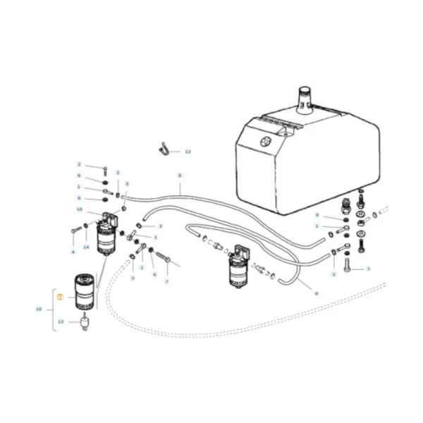 SF-Filter - SK3487 - Kraftstofffilter