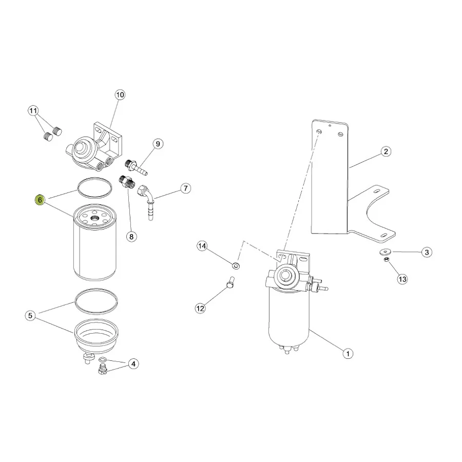 SF-Filter - SK3808 - Kraftstofffilter