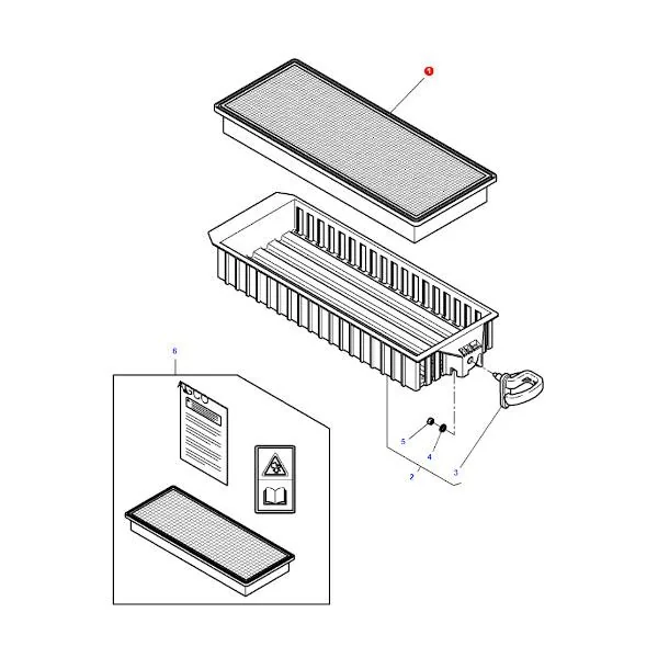 SF-Filter - SKL46251 - Platten-Kabinenfilter