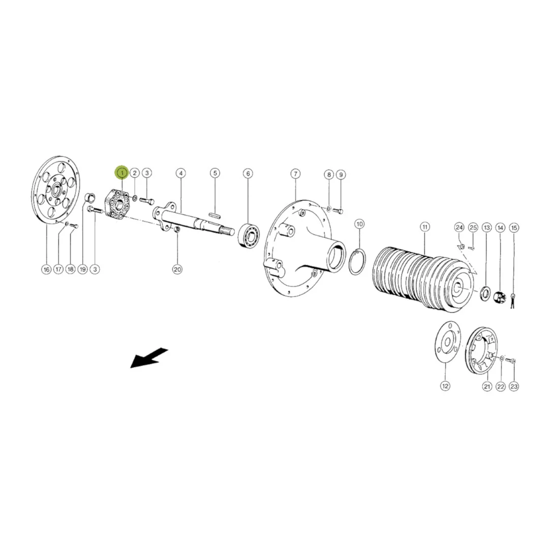 SGF Germany - 679892.01 - Gummikupplung Claas