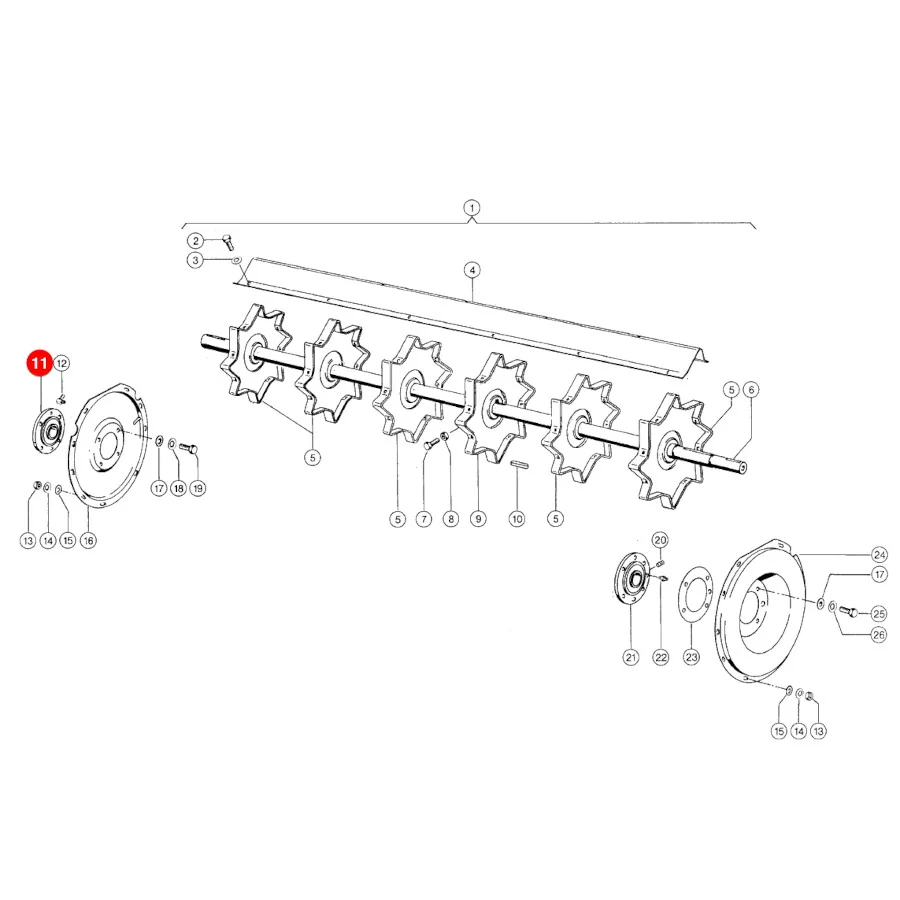 SNR - 642495.01 - Claas Lager mit Gehäuse