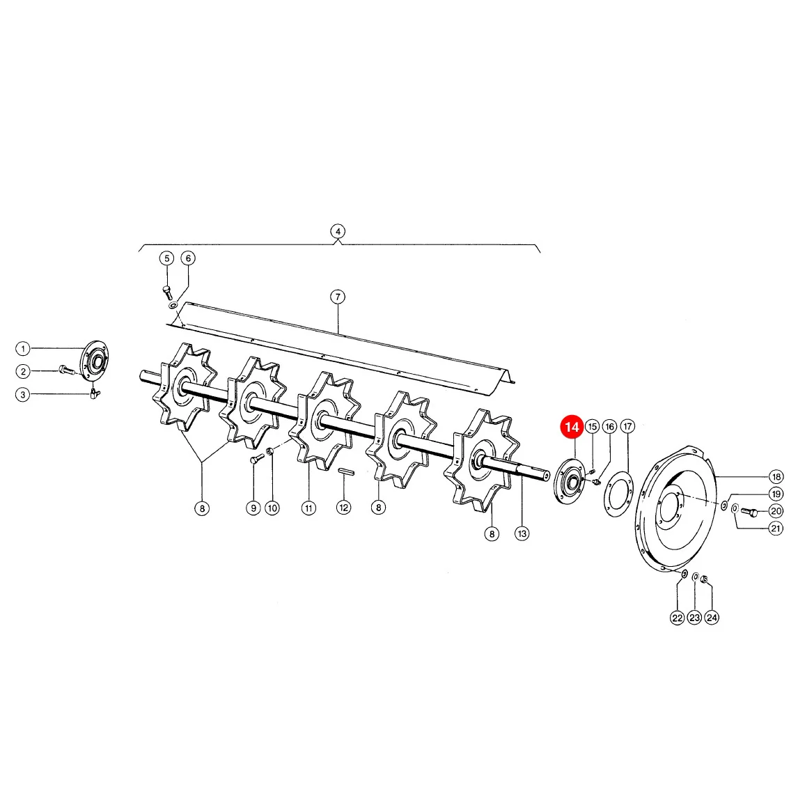 SNR - 687301.02 - Lagergehäuse Claas