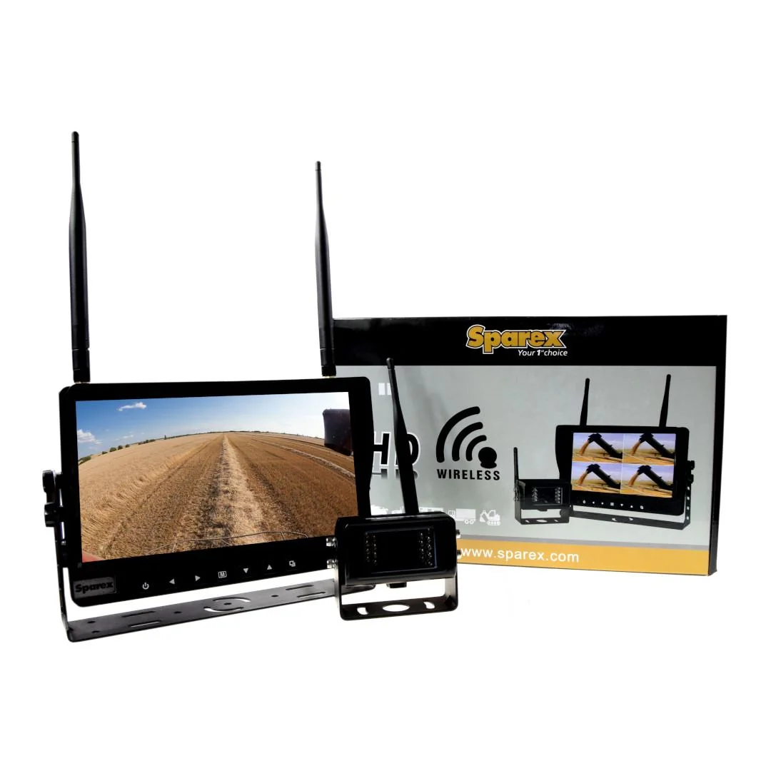 Sparex - S.143668 - Kabelloses Rückfahrkamera-Set - 9-Zoll-Display + Kamera