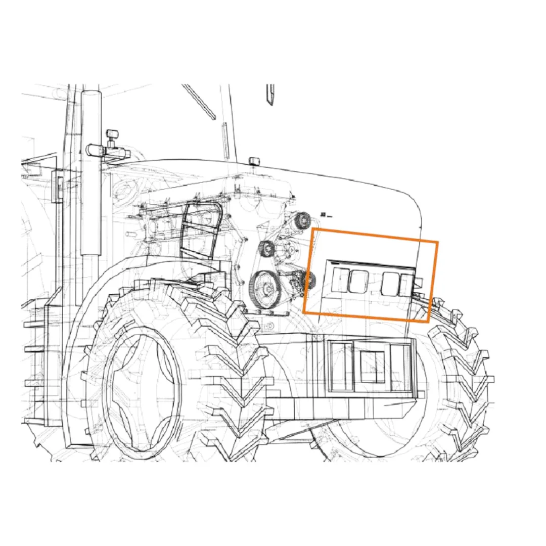 Sparex - S.163621 - Satz vordere LED-Leuchten Fendt, Renault, Claas 1320 Lumen