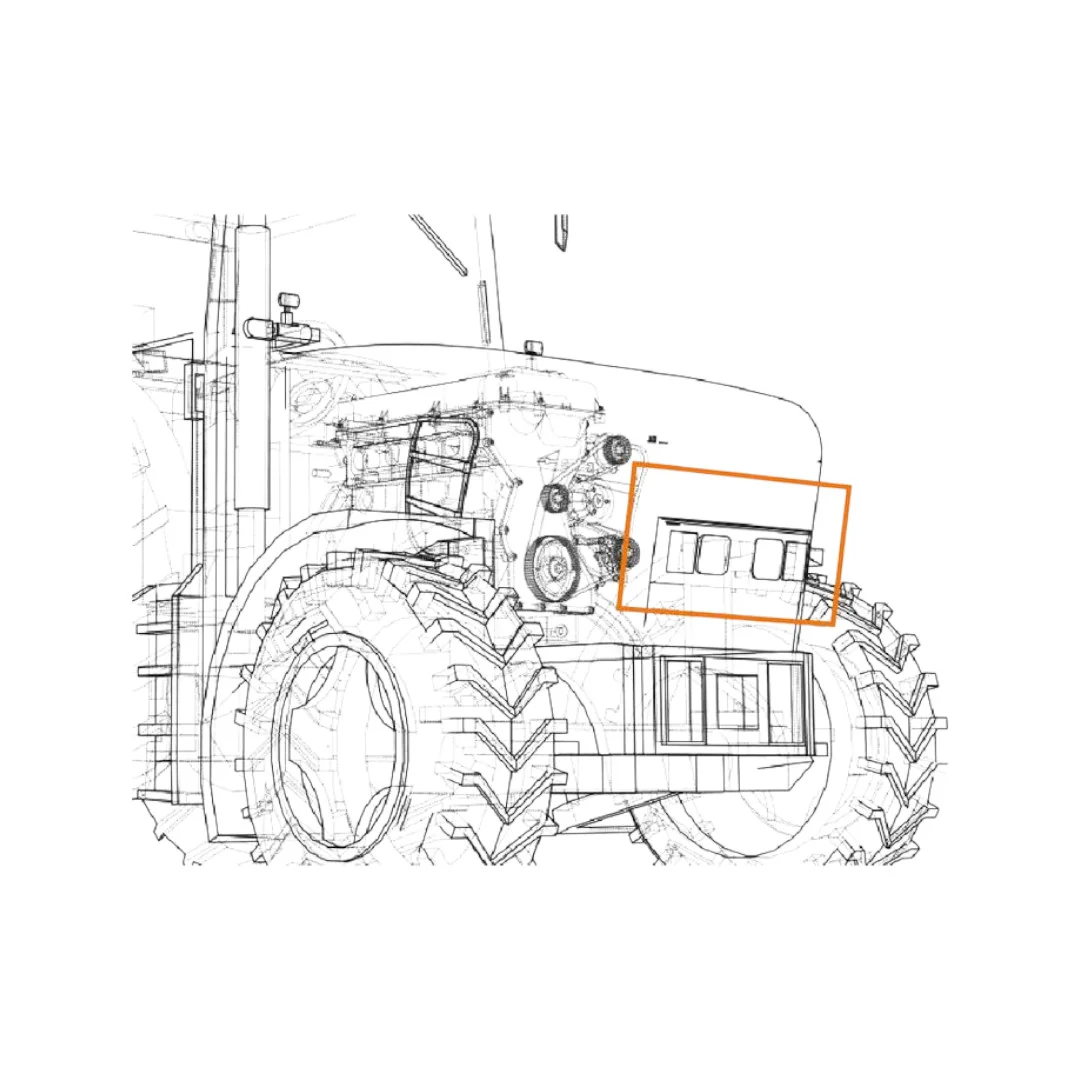 Sparex - S.163885 - Front-LED-Leuchte Fendt 2200 Lumen S.163885