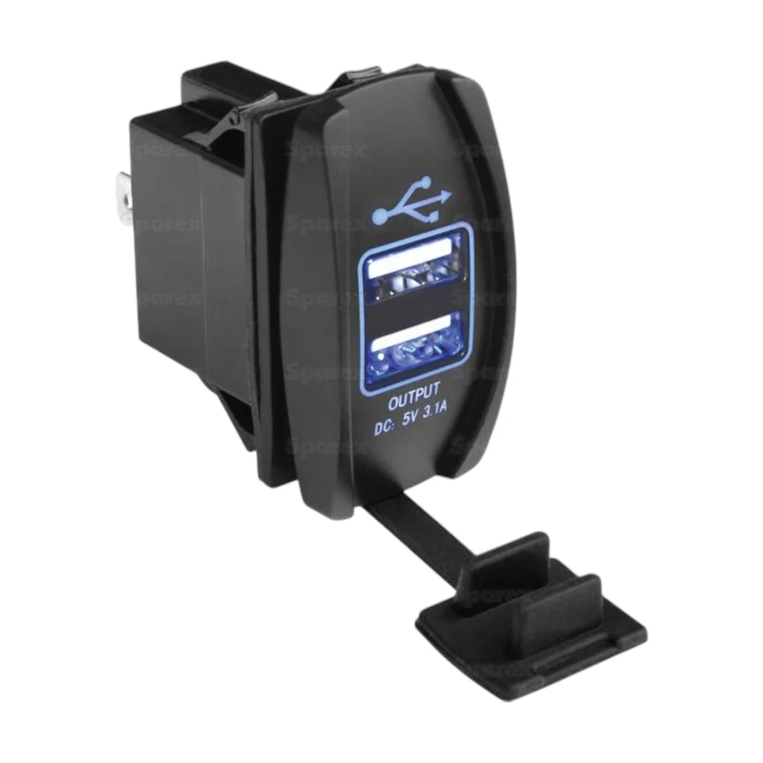Sparex - S.164743 - Ladebuchse 2xUSB 12/24V
