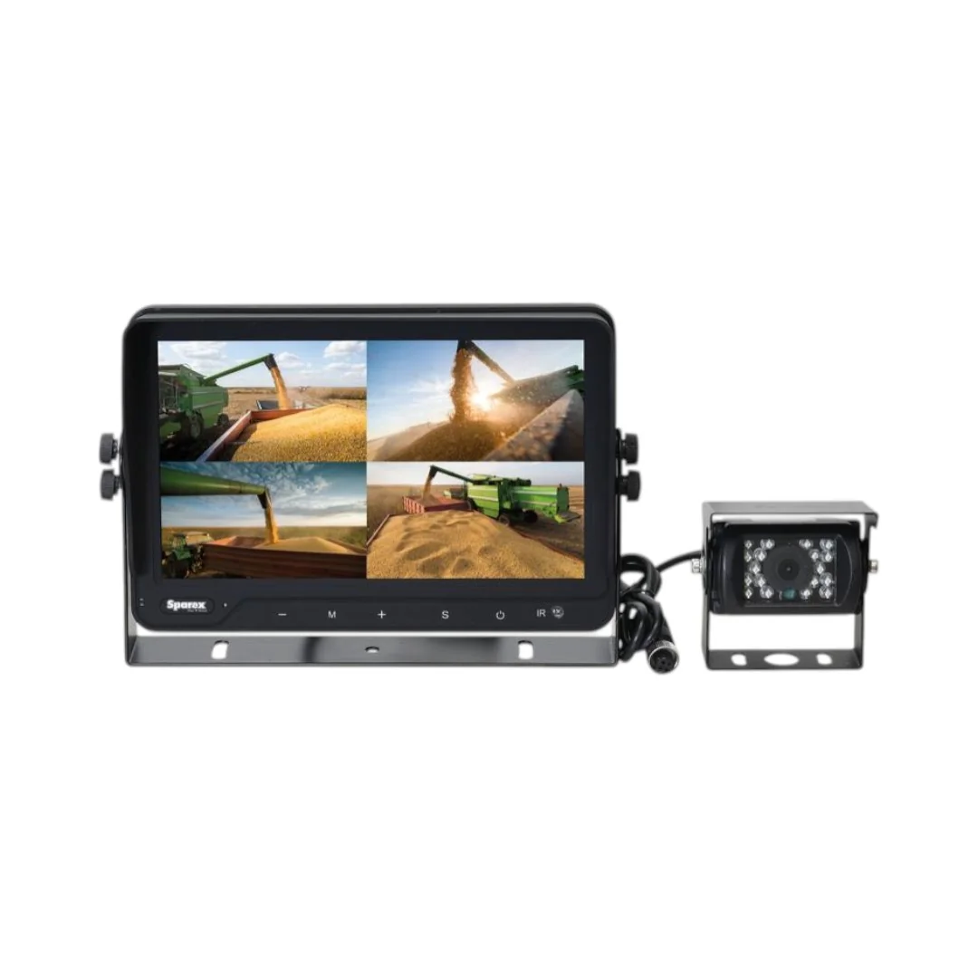 Sparex - S.166338 - Kamerasystem mit Monitor 9" 4QUAD