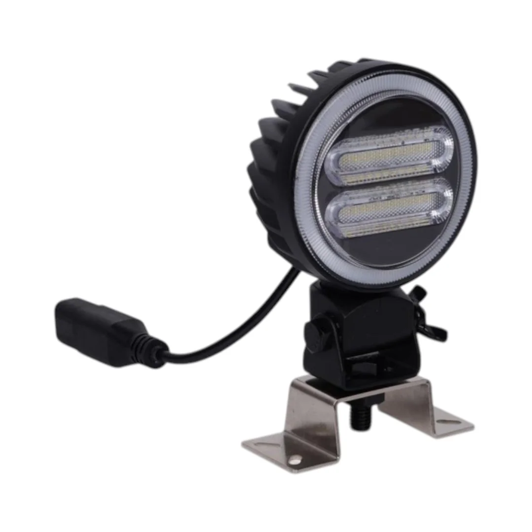 Sparex - S.173563 - Runde LED-Arbeitsleuchte 4800 Lm Mehrfarbig