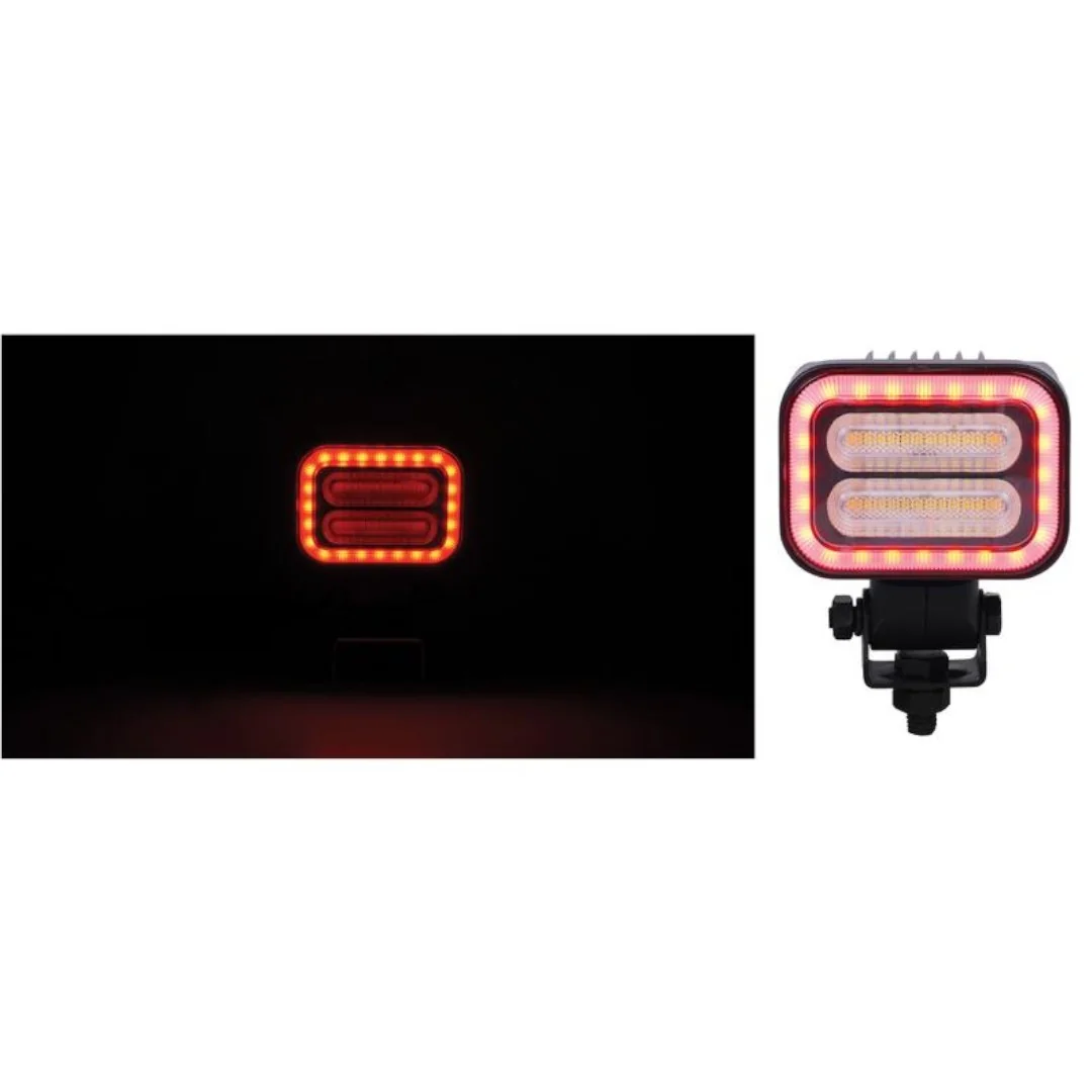 Sparex - S.173564 - Eckige LED-Arbeitsleuchte 4800 Lm Mehrfarbig