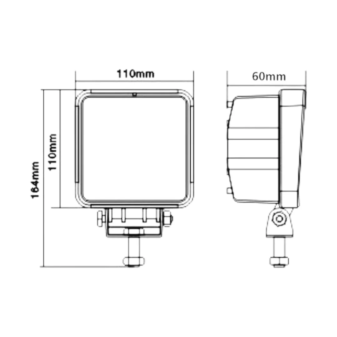 Sparex - S.28768 - LED-Arbeitsleuchte 4000 lm 10-30 V