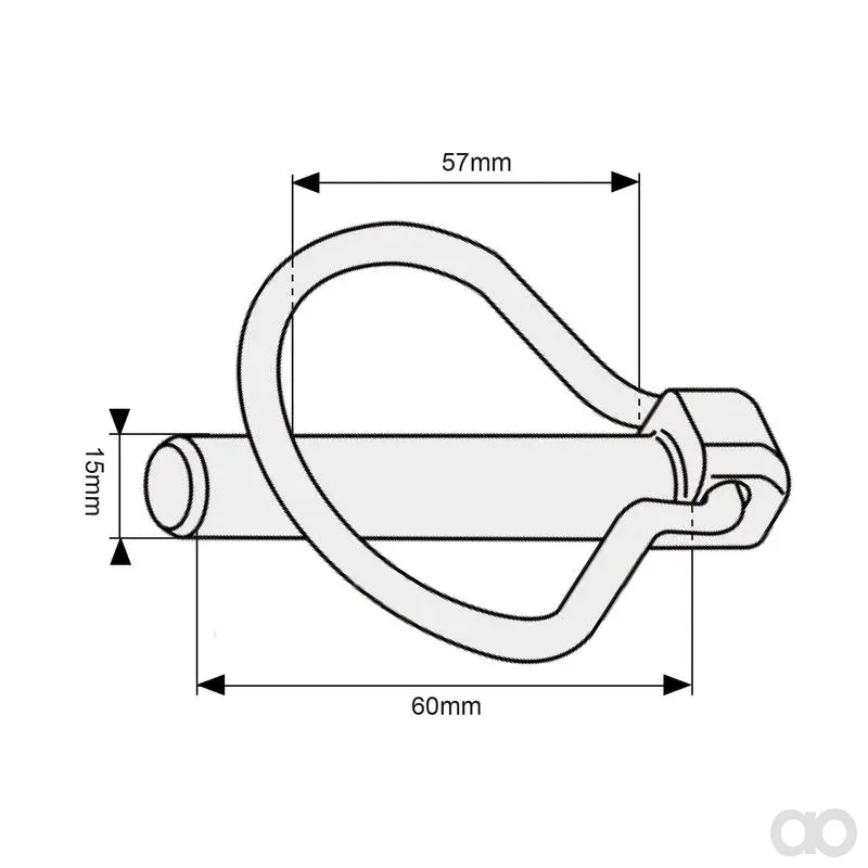 Sparex - S.33014 - Splint Kat. 3 15 mm
