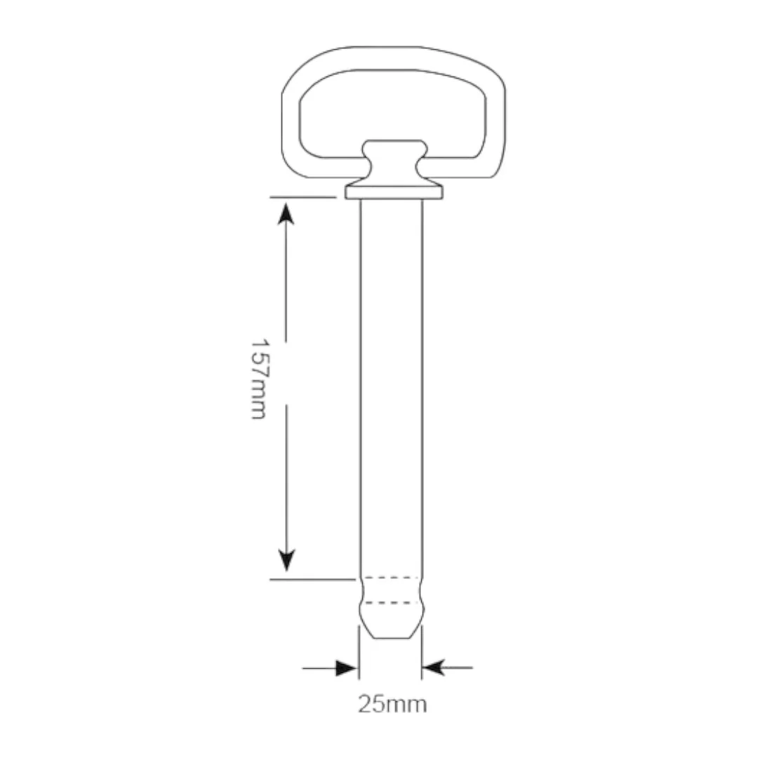 Sparex - S.410 - Bolzen mit Kette und Splint 25x157mm