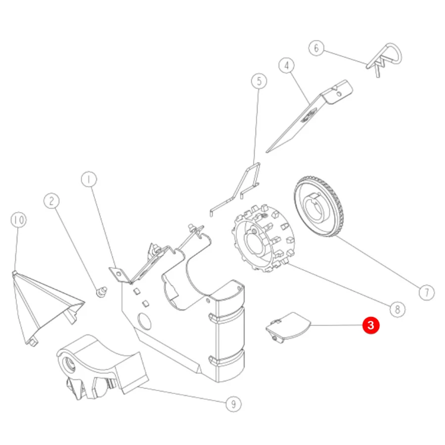 Sulky - SL085229 - Kappe der Säeinheit 985229