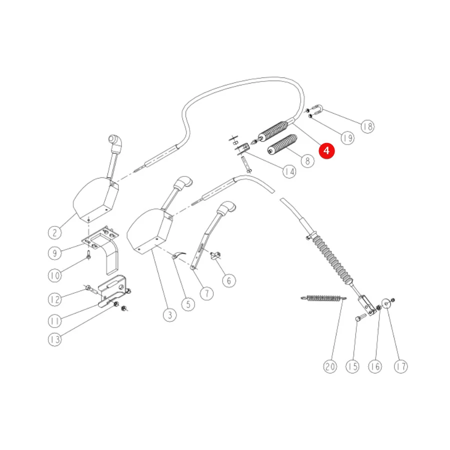 Sulky - SL479097 - Steuerkabel 3,5 m 479097
