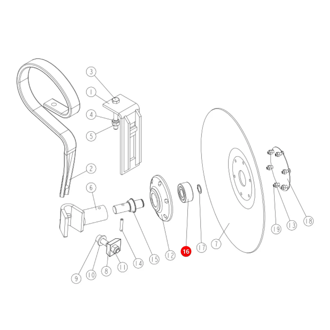 Sulky - SL711016 - Kugellager 3204 2RS