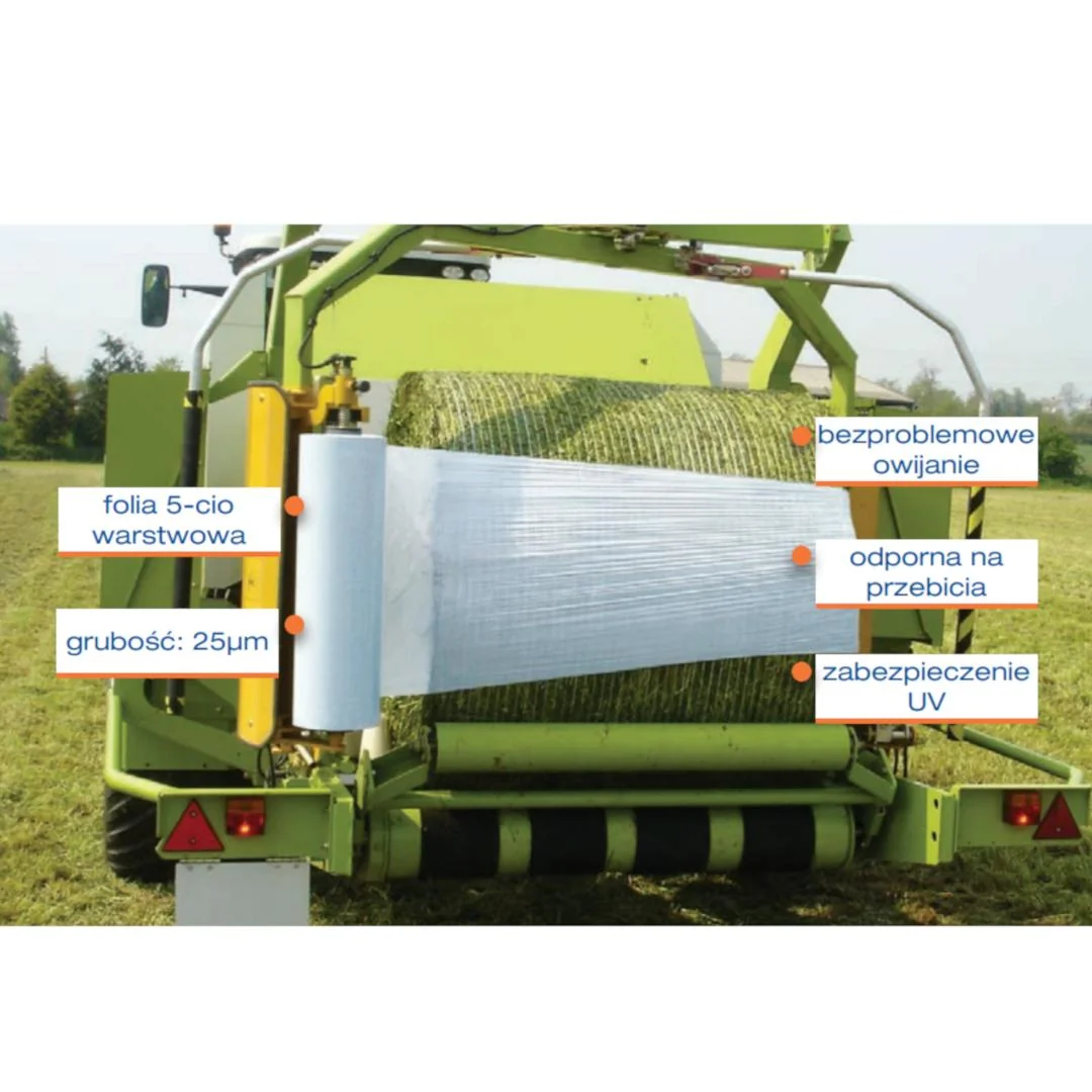 Tama - AK500-1800B/TM - Silagewickelfolie CoverWrap 500mm x 1800m Weiß