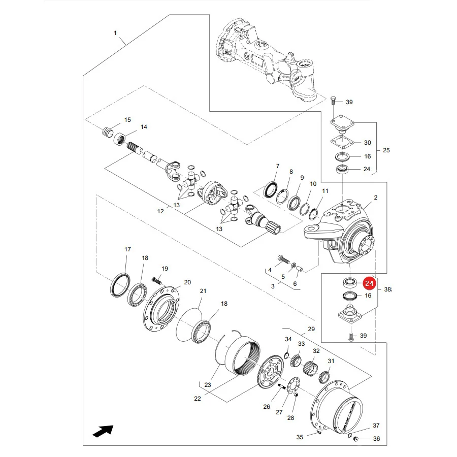 Timken - HM8864988610 - Kegelrollenlager Vorderachse