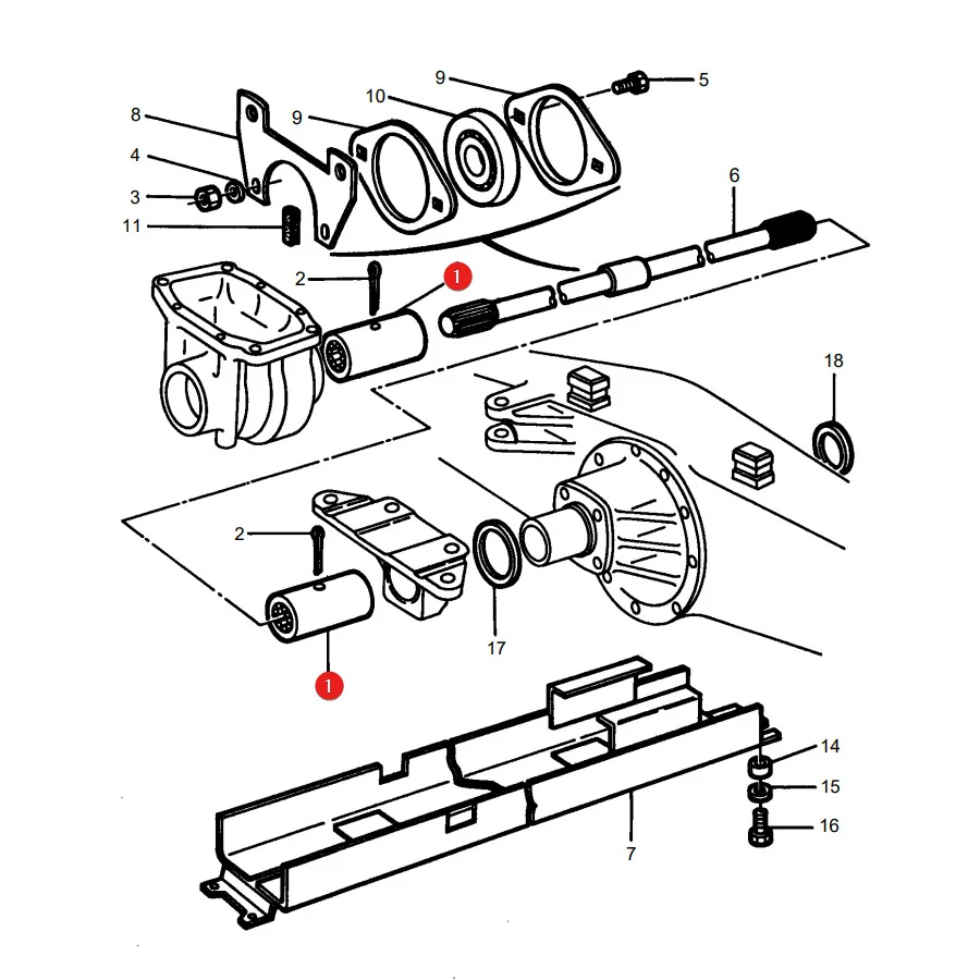TotalSource - TVH/50529825 - Massey Ferguson Verbindungshülse