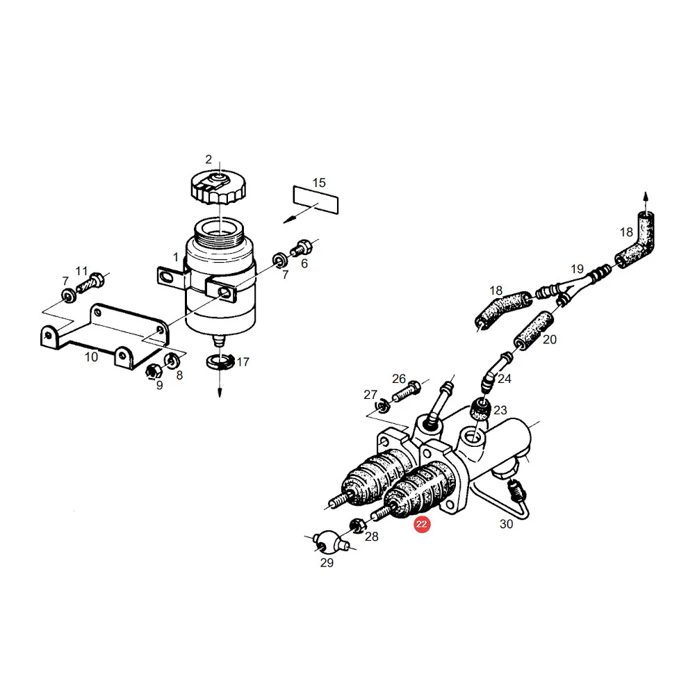 TotalSource - TVH/50887635 - Bremsenpumpe DOT 4 Fendt