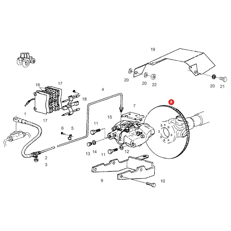 TVH - 22/420-52 - Fendt Bremsscheibe