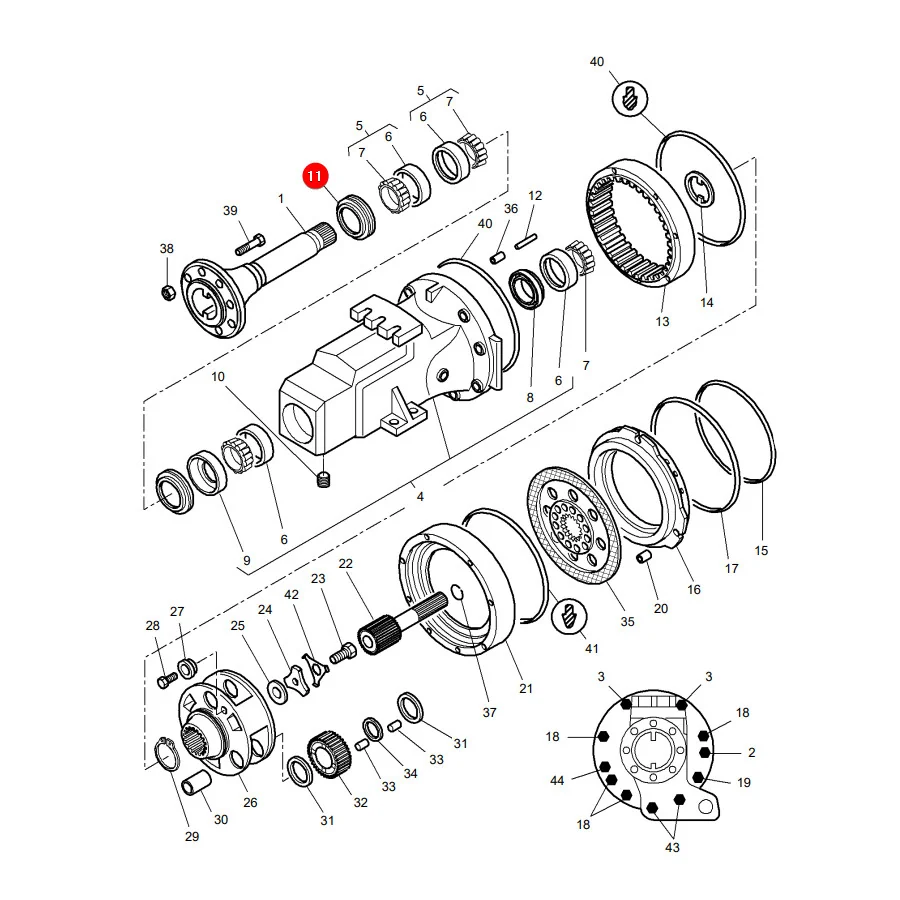 TVH - 30/371-34 - Simmerring der Vorderachse Massey Ferguson