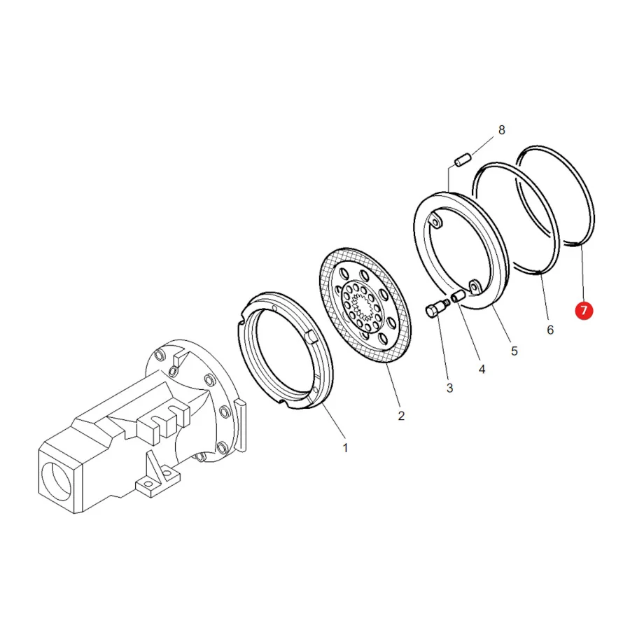 TVH - 30/416-19 - Massey Ferguson Hinterachs-O-Ring