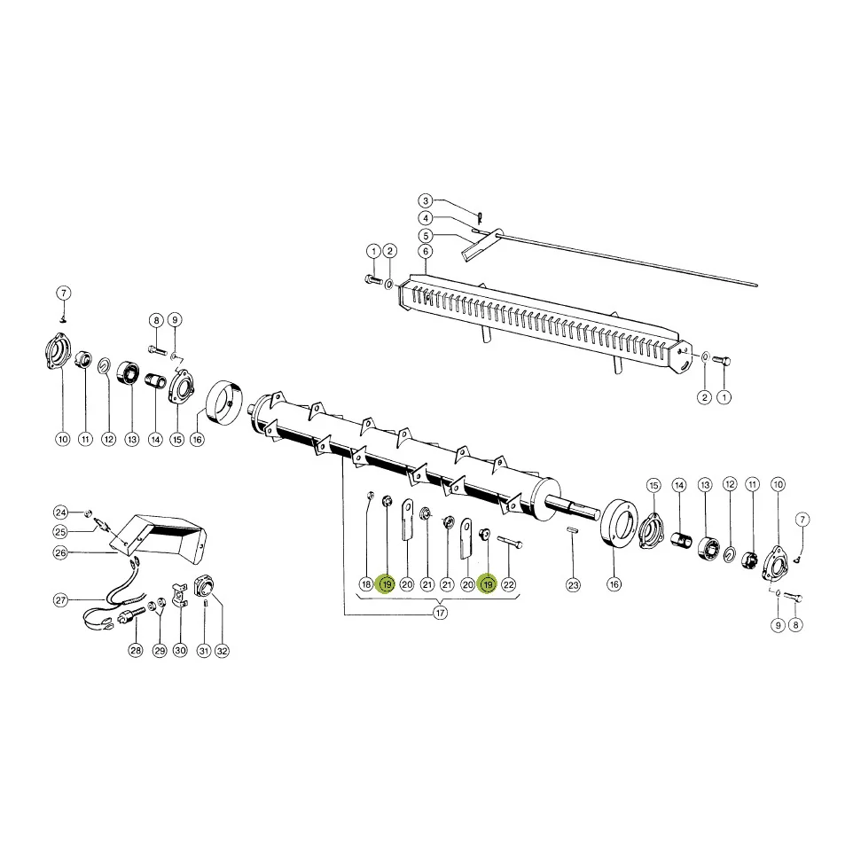TVH - B102593 - Claas Häckselmesser Buchse