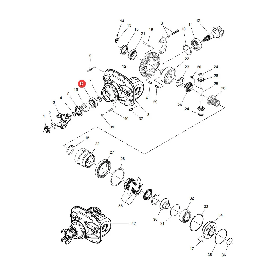 TVH - TVH/50508886 - Massey Ferguson Kegelrollenlager 35x76x29 mm Achsschenkelbolzen