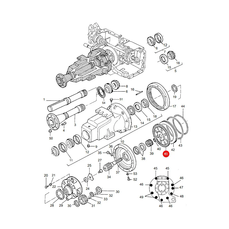 TVH - TVH/50529809 - Massey Ferguson Bremsscheibe 345 mm