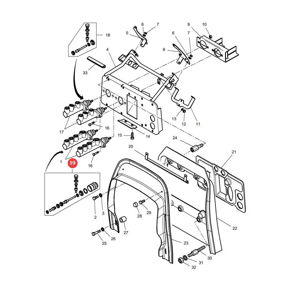 TVH - TVH/50542276 - Massey Ferguson Bremsenpumpen-Reparatursatz