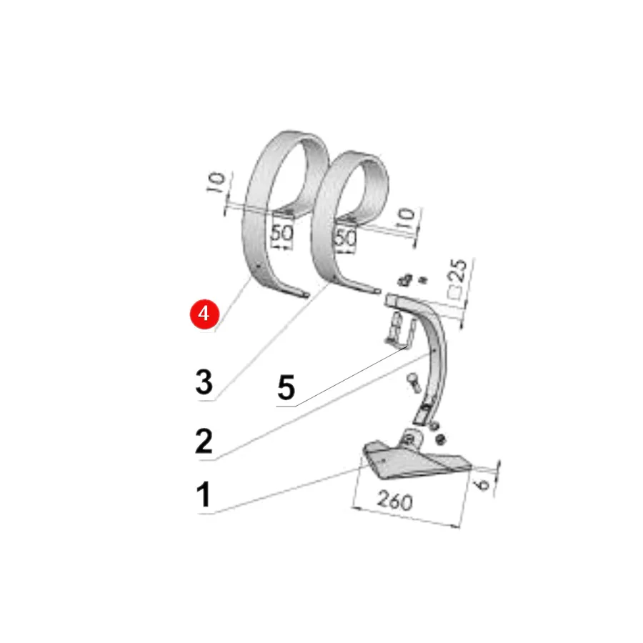 Unia - 1655/00-451/0 - Hauptfeder SX