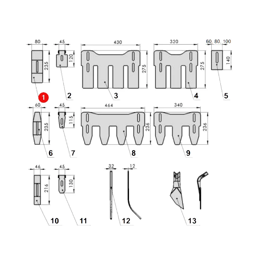 Unia - 51218450224010 - Walzenwellenabstreifer