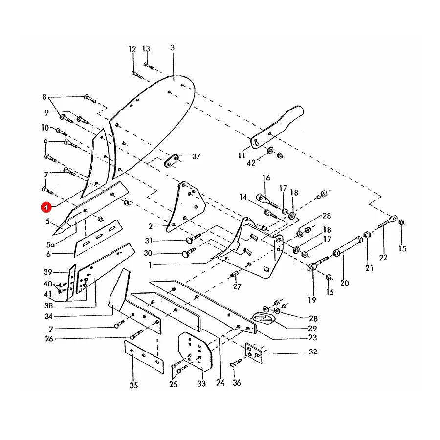 Unirol - UNVRP-230LU - Linker Streichbrettkörper Rabe 27080602