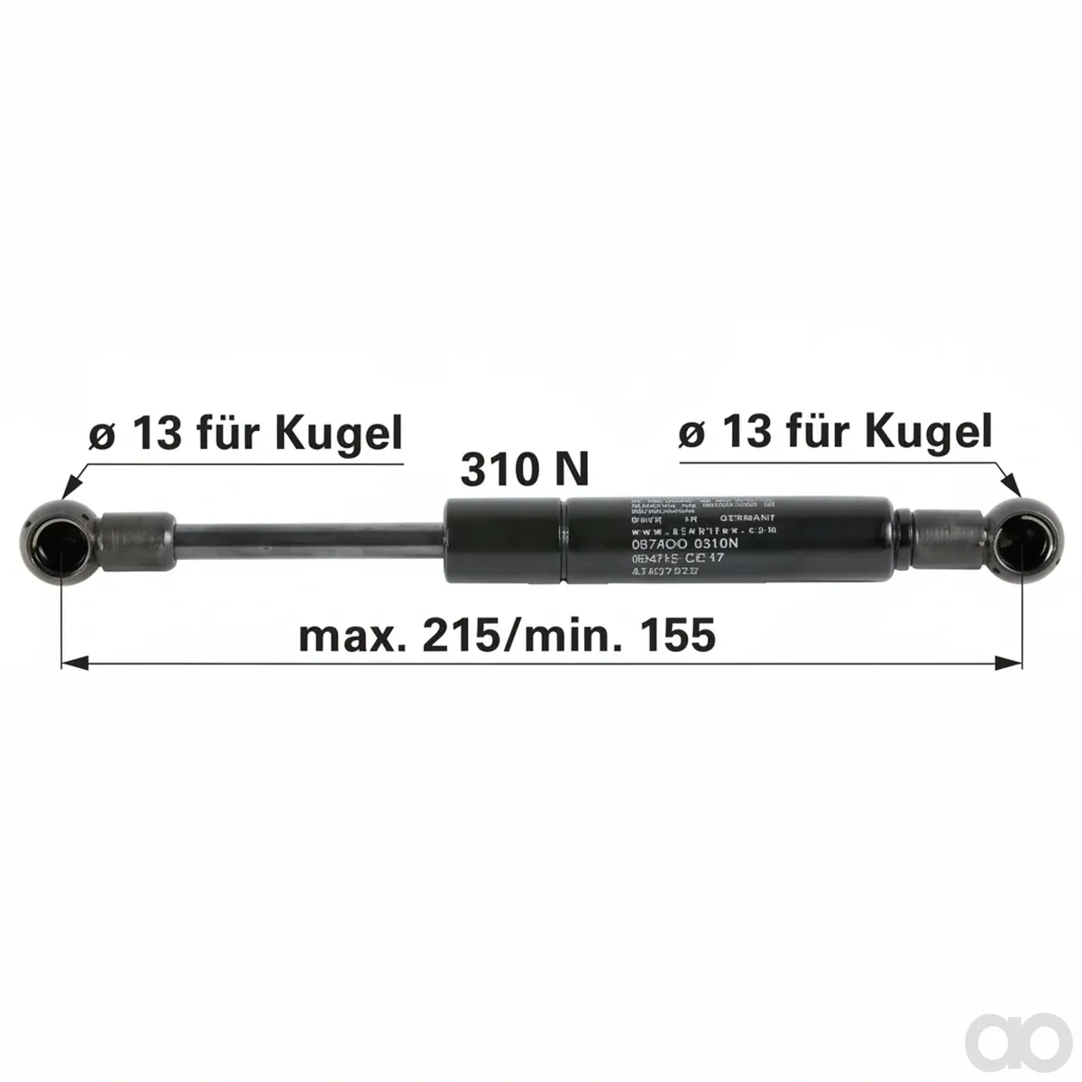Case IH - 00115519 - Gasdruckfeder Fuer Tuer Zu Case Prillinger